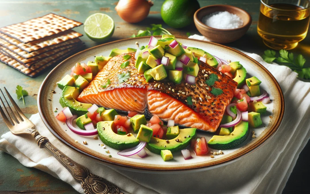 Salmon with Avocado Salsa